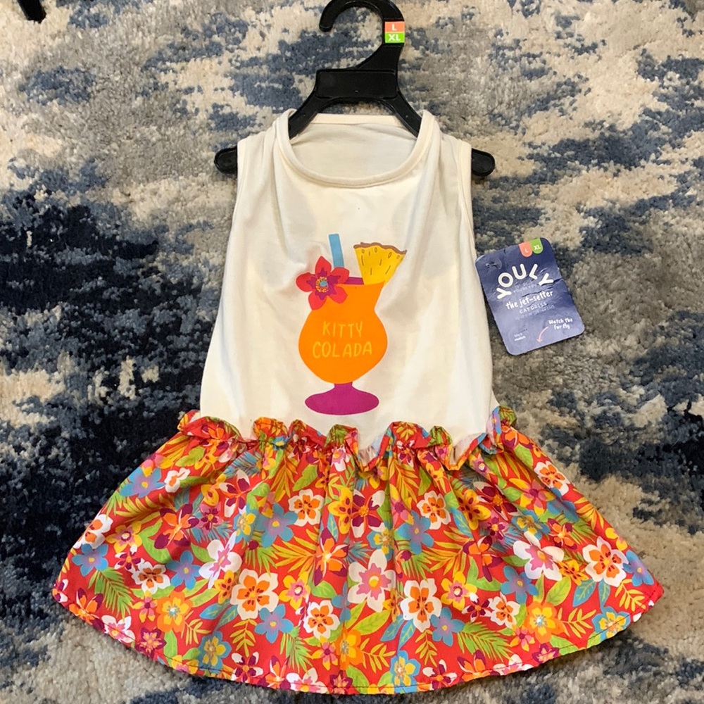 Youly Cat Dress L/XL NWT